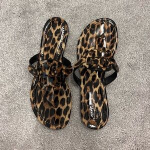 Tory Burch Leopard Print Sandals
